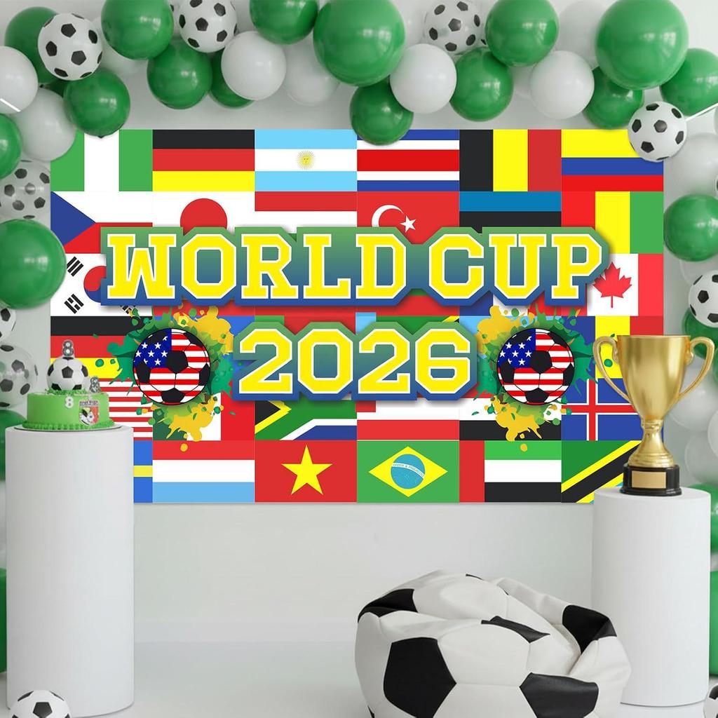 2026 World Cup Football Fan Flags and Decorations Cloth QZB2653