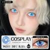 Eyeshare Cosplay Lila Farbe Kontaktlinsen für Auge Blau Colorcon Lense Anime Coser Linsen Augen Make-Up Pupilentes