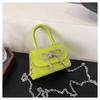 PU Leather Flap Crossbody Bags for Women Bow Design Solid Color Mini Shoulder Bag Fashi Female Chain Purse and Handbags Female