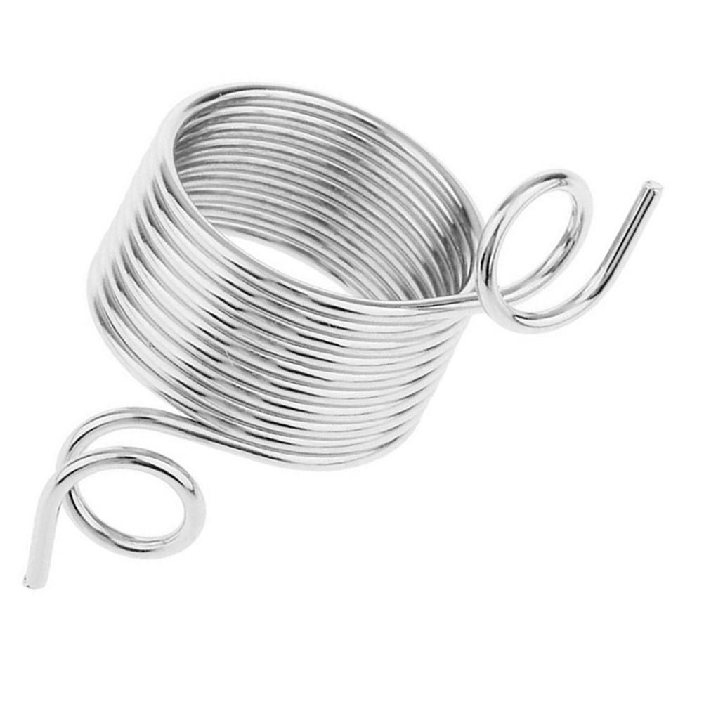 10Pcs Stainless Steel Metal Yarn Guide Ring Knitting Thimble Wool Weaving Tool Knitting Crochet 19Mm Silver Metal Yarn Guide