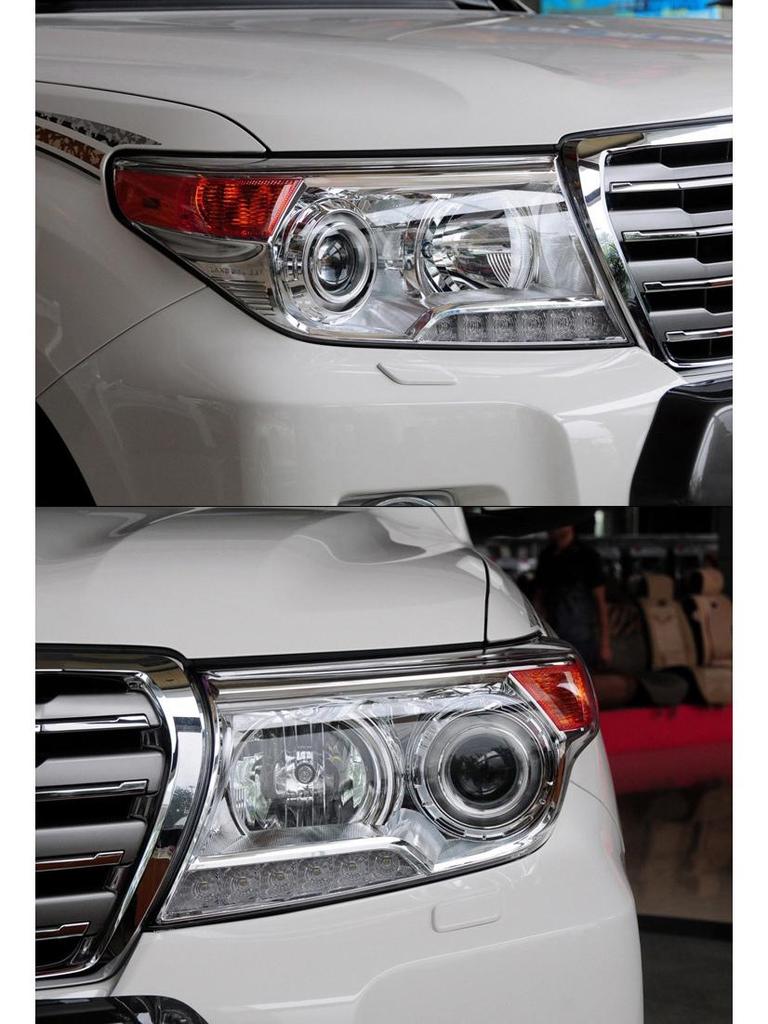 Headlight Lens Cover for 07-15 Toyota Land Cruiser LC200
