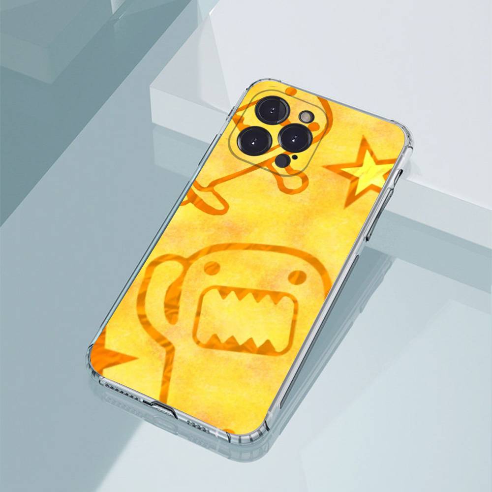 Cute Domo-kun Phone Cases For iPhone17,16,15,14,13,12,11,Pro,Max,Plus Luxury Camera Protection Plastic