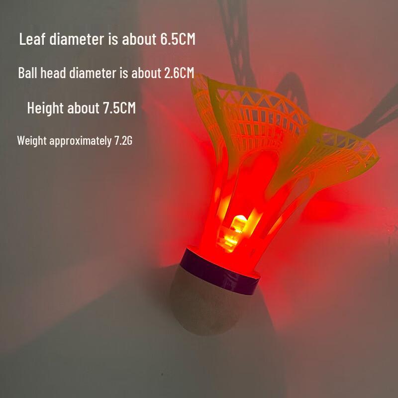 Luminous Windproof Badminton Shuttlecocks Set