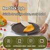 Thick Korean Barbecue Pan Non-Stick BBQ Grill Pan Portable Roasting Grill Tray  Outdoor Barbecue