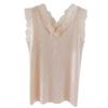 V-Neck Lace Strap Vest Sleeveless Knitted Vest Trend Slimming Base Top for Women