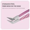 ANNAFRIS Fiber Tip Lash Tweezers Stainless Steel Eyelash Extension Tweezers Precise Fiber Anti-slip Tweezer Makeup Tools