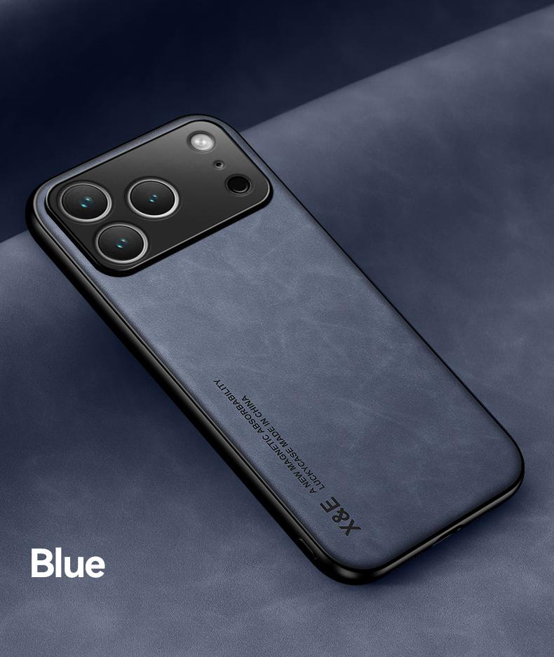 

Ультратонкий Роскошный Кожаный Чехол Для Телефона Для iPhone 17 Pro Max 17Air 17Pro 17 Шелковистый На ощупь Мягкий Защитный Чехол Для Автодержателя For iPhone 17