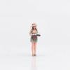 ThreeDimensionalPrinted Resin Female Figurine Detailed Paint 1/64 Scale Standing Miniature Figure