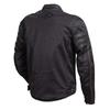 Degner Textile Full Mesh Jacket with Standard and Chest Size Shoulder, Elbow, Back, Protectors. Black, L, 21SJ-10.