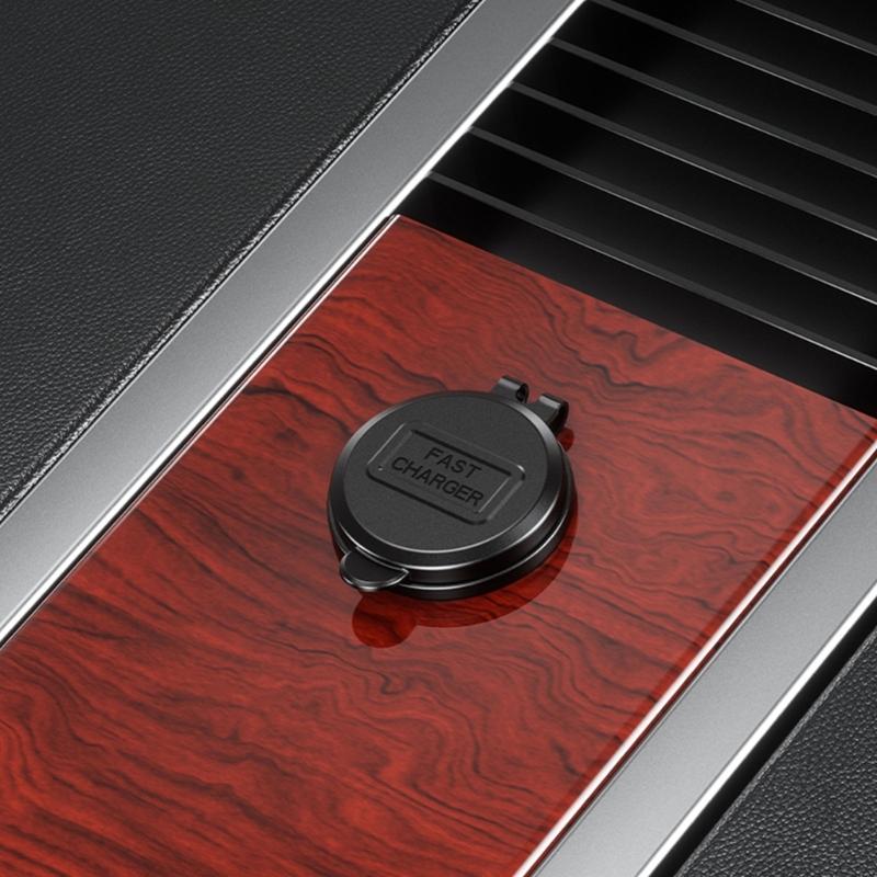 Waterproof 3-Port USB & Type C Power Outlet 45W Type C Fast Charging Socket for 12V/24V Vehicles, Boats, Motorcycles