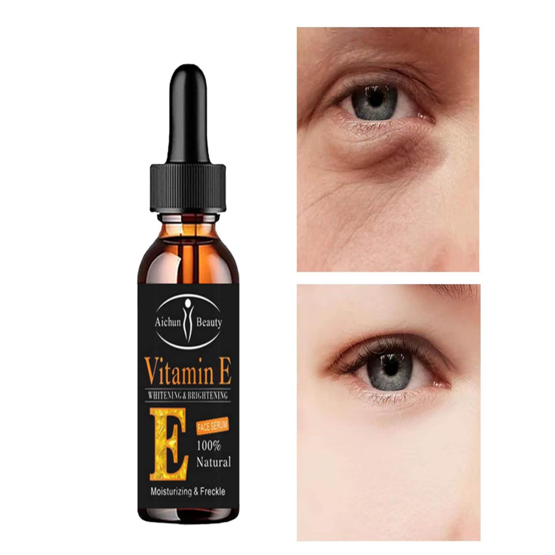 

5 мл/15 мл/30 мл/50 мл/сыворотка для глаз сыворотка с витамином Е против морщин, против старения, отбеливание, осветление, темные круги, эссенция для ухода за глазами, против отечности и мешков