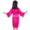 Hot Diamond Flower Girl Wedding Makeup Morning Robe Diamond Flower Girl Solid Color Long Cardigan Robe Can Be Worn Outside