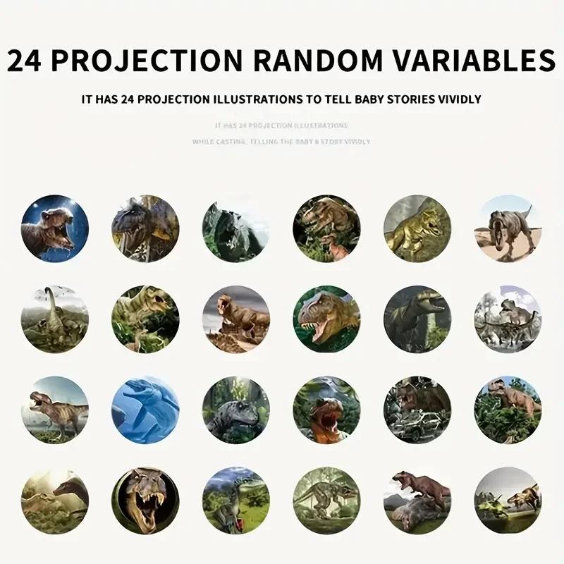 Kids Boys Dinosaur Projection Watch Toys For Children Fun Luminous Toy Watches Digital Screen 3D Cartoon Patterns Birthday Gift