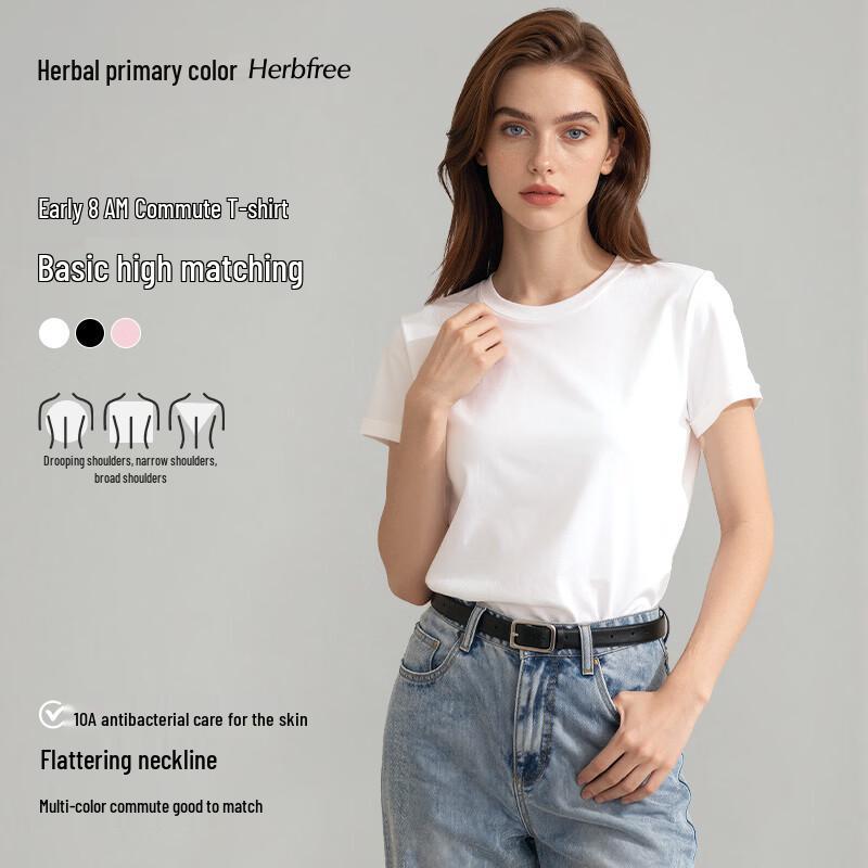 Women s Tencel Lyocell Cool-Touch Short Sleeve T-Shirt M