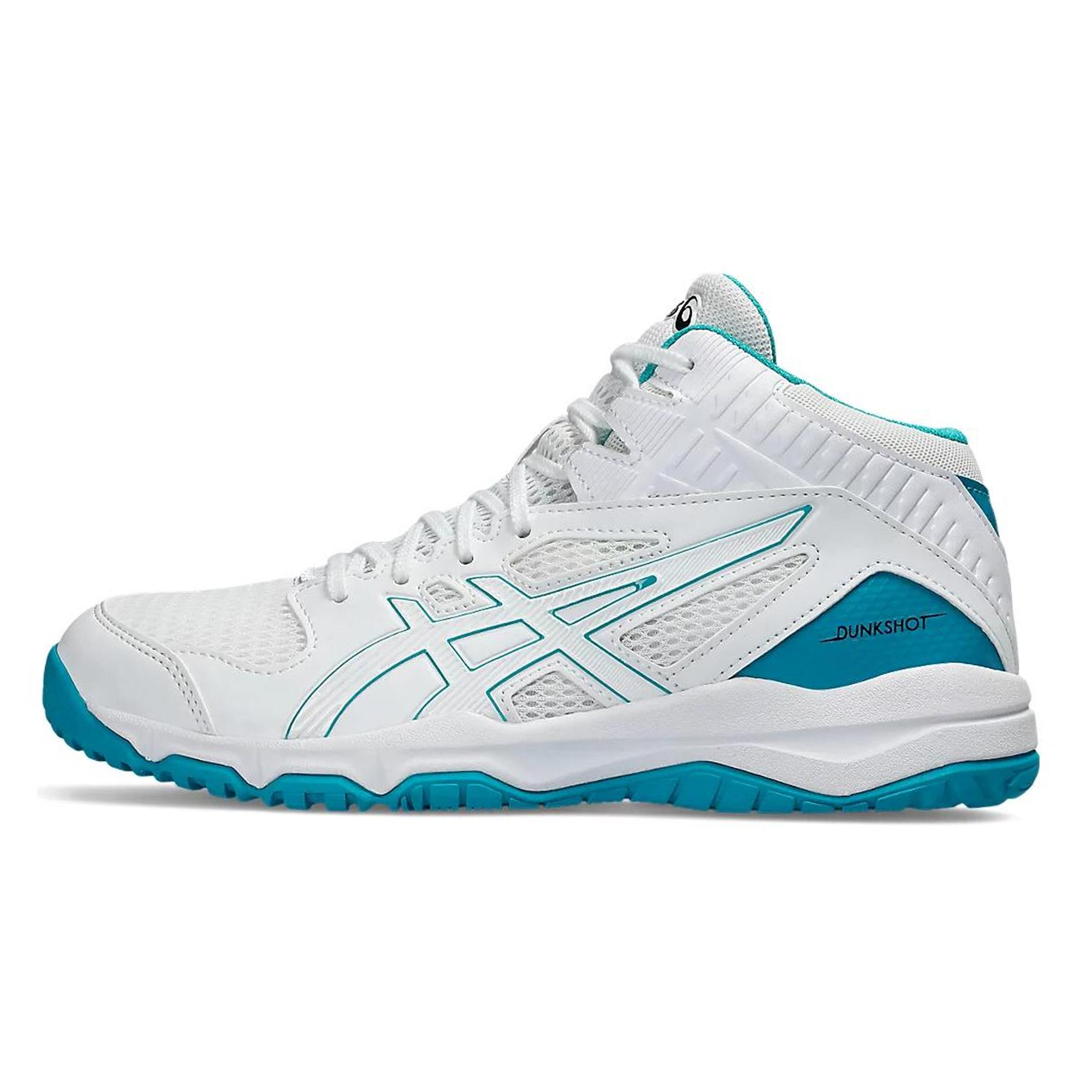 

Новые детские баскетбольные кроссовки Asics Dunkshot Mb 9 с амортизацией, износостойкие, со средней высотой голенища, белые, 1064A006-109 39