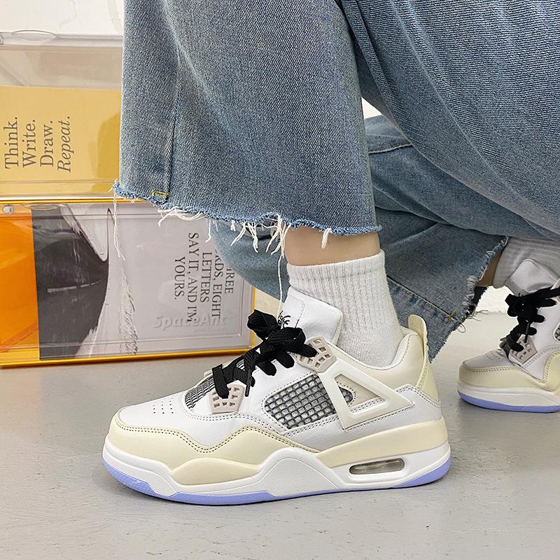Dad shoes women's summer new light fitness running street shot air cushion couple sports shoes men's shoes