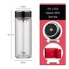 Xinuo Double-Wall Glass Tea Infuser Bottle
