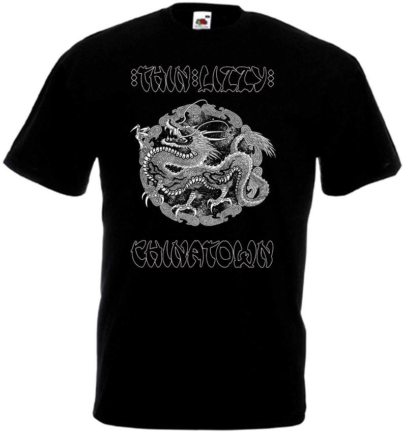 

26 Thin Lizzy - Chinatown V32 T-shirt Hard Rock Black All Sizes S-5XL Unisex T-Shirt 5XL різнокольоровий