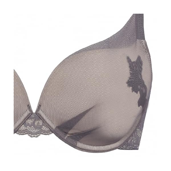 AMOSTYLE BY Triumph Natural You Dear E M009 E70 Bra, Floral, 1464, Cup, Green,