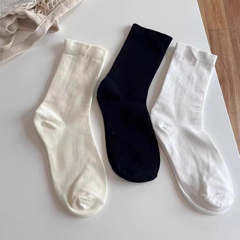 Women's High Elastic Pure Cotton Scrunch Socks - Anti-Pilling & Boneless for Postpartum, Casual Versatile Wear