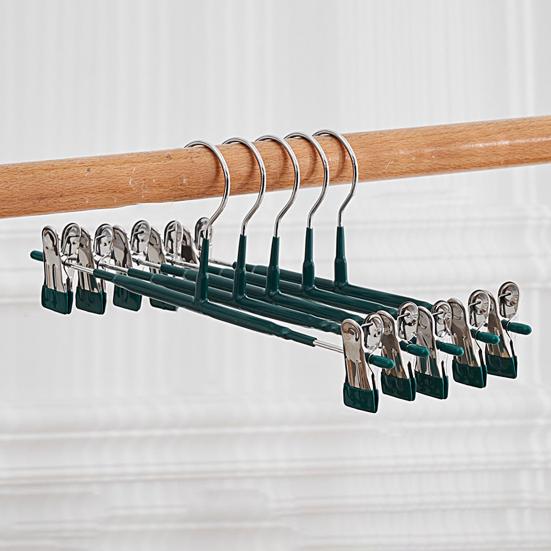 2 stk Tørre klær Solid konstruksjon Praktisk Sterk bæreevne Hjem Hotell Vaskeri Klesklype Tørkehengere Bukseklemmer