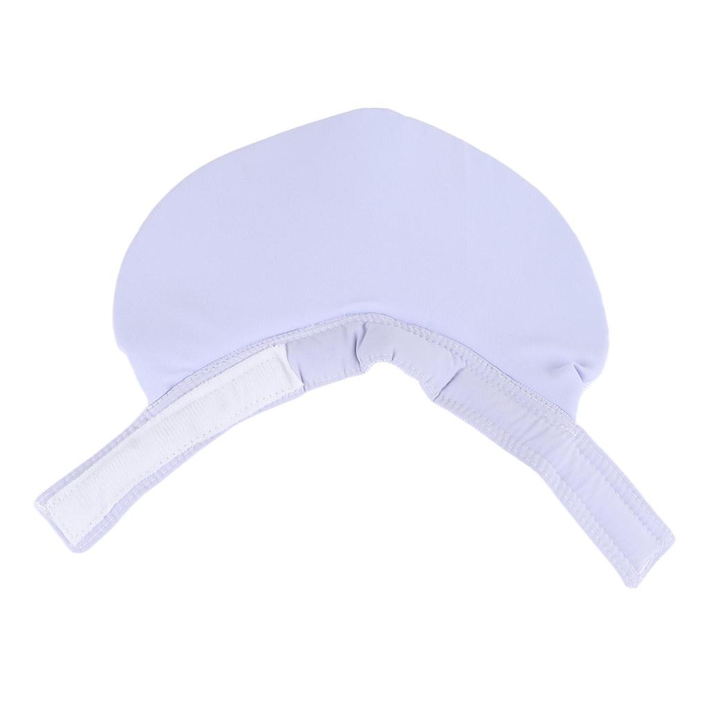 Pet Bib Soft Lightweight Adjustable Prevent Licking Bite Hook and Loop Closure Cat Saliva Towel M Size