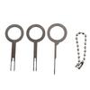 Auto 3 Pcs Electrical Terminal Wiring Crimp Connector Pin Removel Key Tool Kits