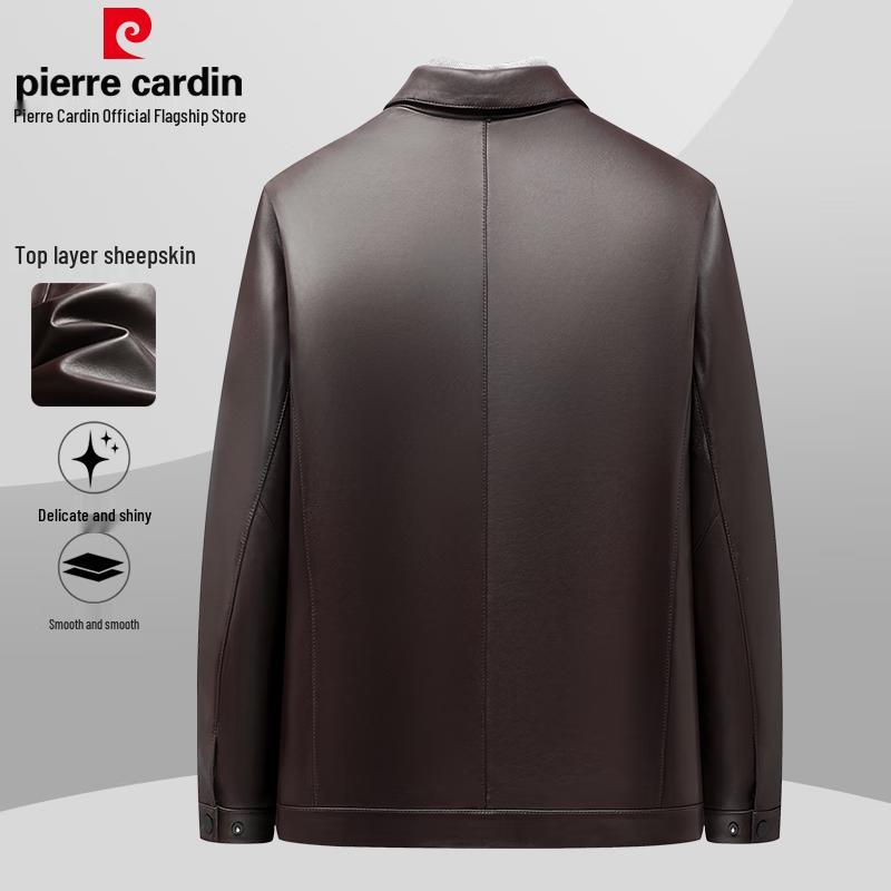 Pierre Cardin Men's Genuine Sheepskin Leather Jacket
