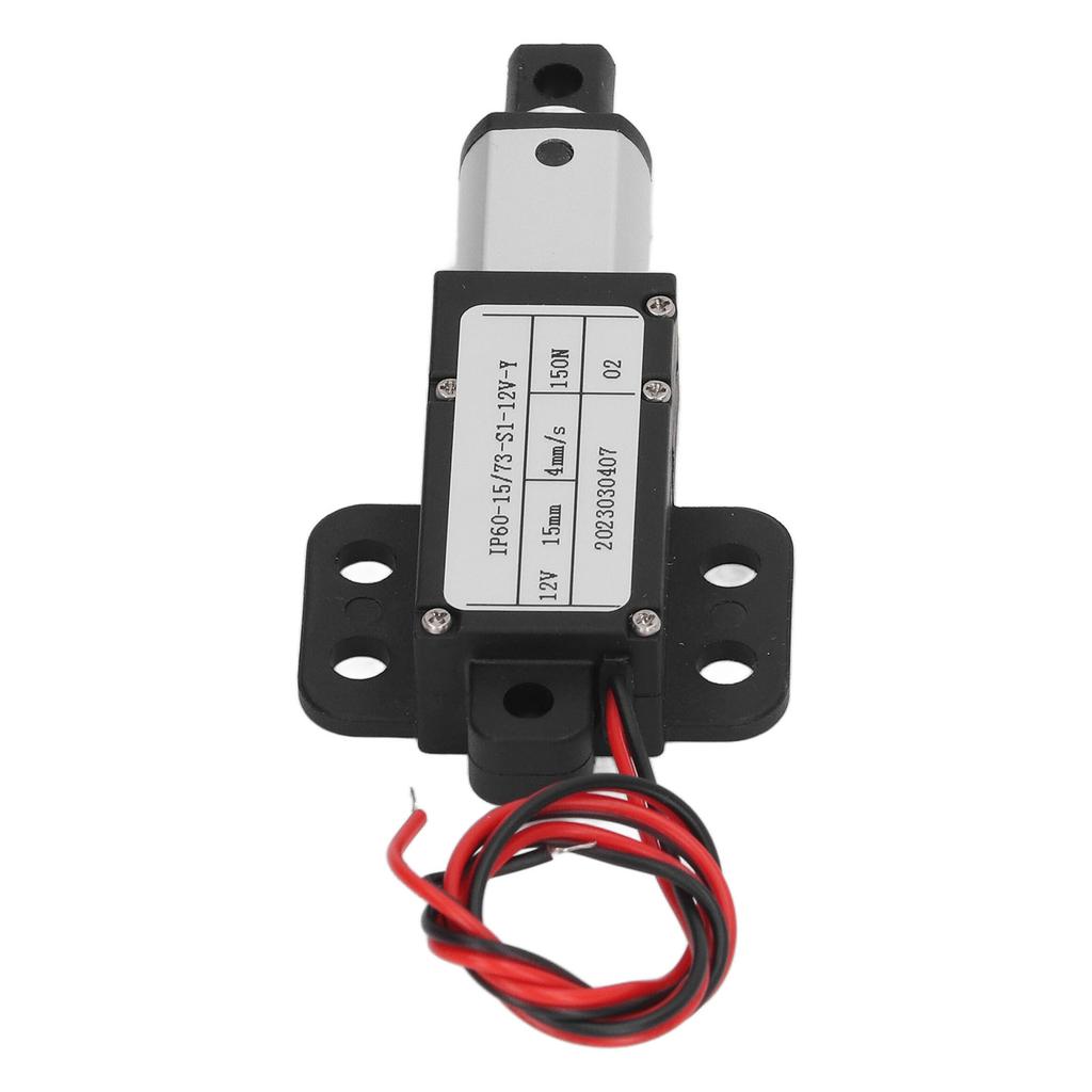 Electric Micro Linear Actuator 150N Aluminum Alloy 15mm Stroke Mini Motion Actuator for Industry 12V IP60YR