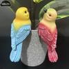 Gartenvogel-Statue Blumentopf-Halter Outdoor-Dekoration für Baum, Harz-Vogelfigur Pflanzentopf-Dekorationen für Zaun Balkon Terrasse