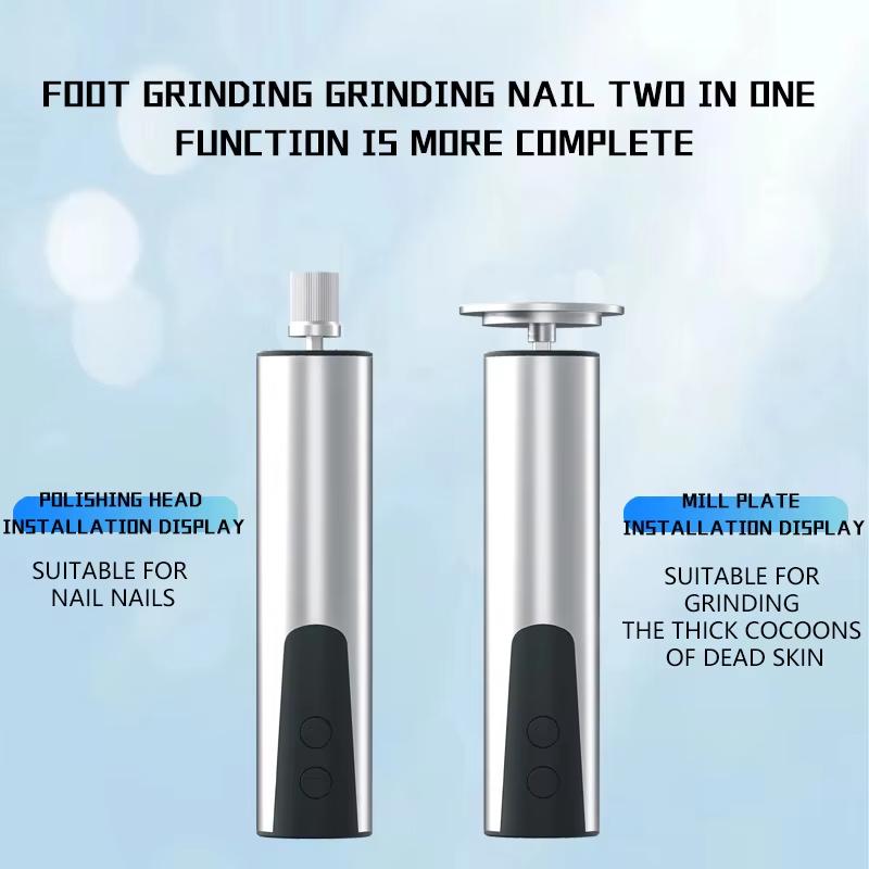 Electric Pedicure Foot Dead Skin Remover 6 Gears Foot Scrubber Callus Removal Exfoliator Nail Poliser Feet Electric Sandpaper
