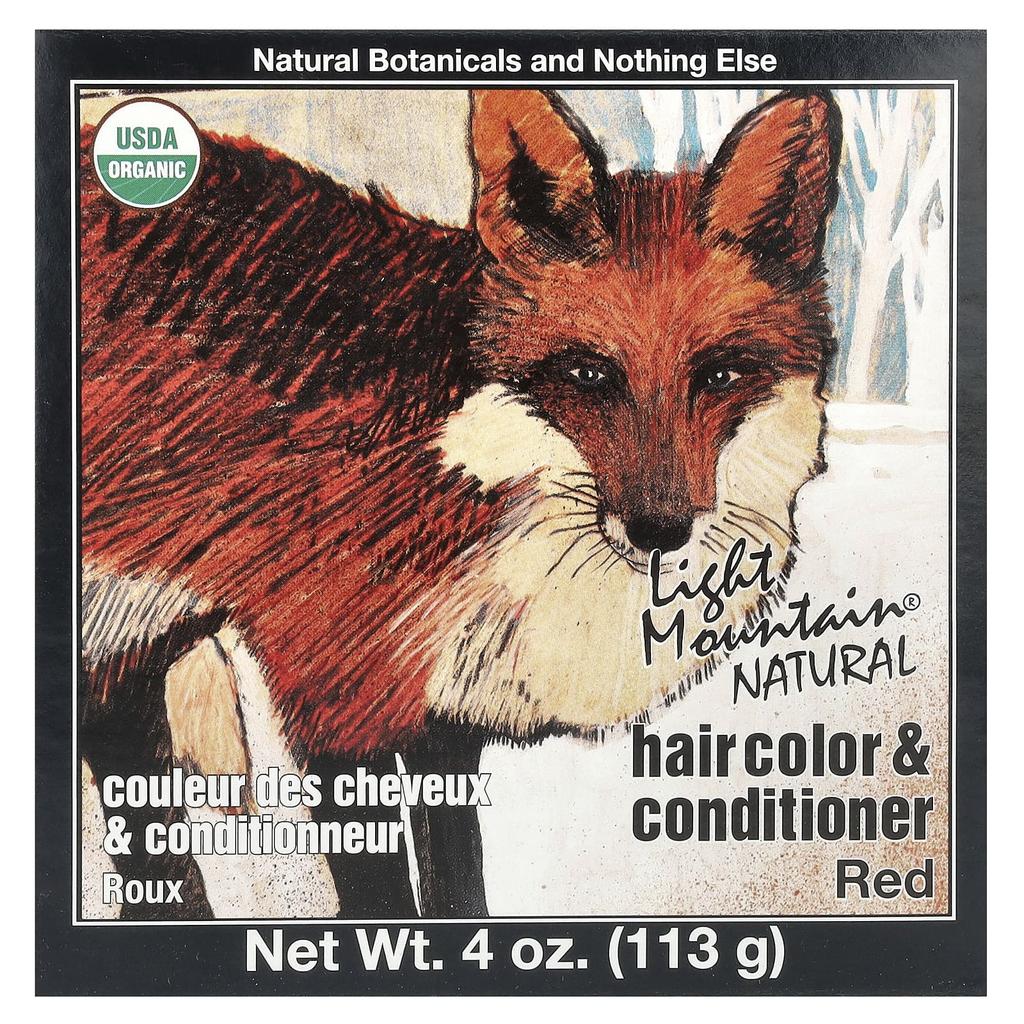 Natural Hair Color & Conditioner, Red, 113G(4Oz)