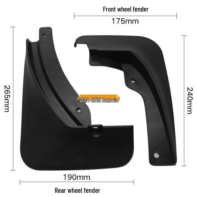 Compatible Fender Skins for 2014-2016 Skoda Octavia (09-13 Models) - Cross-Border Edition