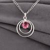Pink Tourmaline Jewelry, 925 Solid Sterling Silver Gemstone Pendant, Handmade Jewelry, For Memorial Day