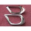For Subaru Forester SJ 2014-2016 Chrome Front Fog Light Cover Surrounds