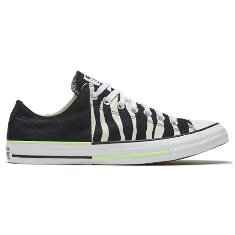 Converse Chuck Taylor All Star Comfortable Low Top Canvas Sneakers Unisex Sneakers Black White Zebra 167667C