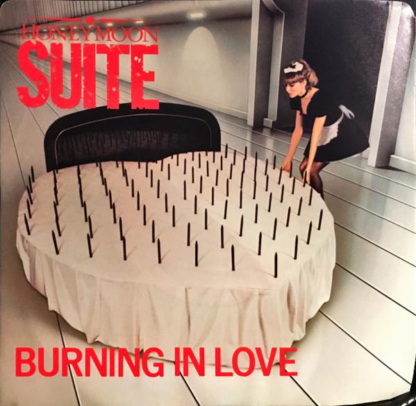 

7inch Record HONEYMOON SUITE Burning In Love 2592627 WEA 1984 Canada Rock Used