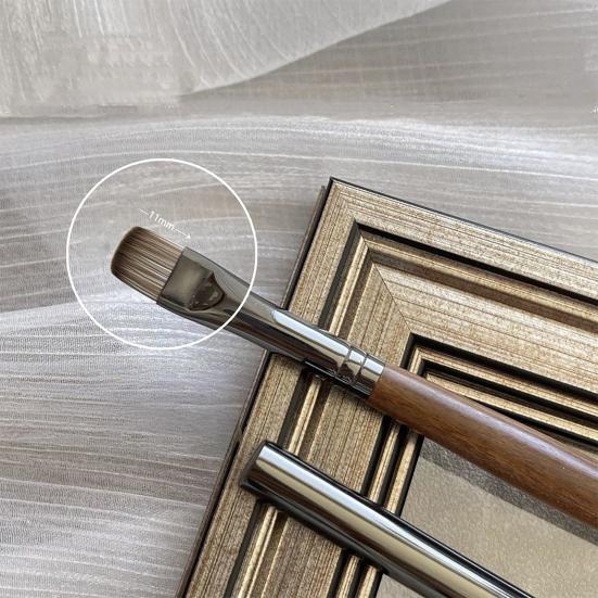 Štětce na nehtové umění s dřevěnou rukojetí Dámské Designové Malířské štětce DIY Manikúra Umělecké pero Štětce na gel pro prodlužování nehtů Nástroje