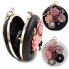 Women Evening Bag Flower Rhinestone Fashion Party Dinner Shoulder Handbag School Office Shopping Tote for Girls