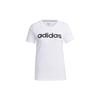 (WMNS) Essentials Linear T-Shirt Asia Sizing 'White Black' Women's GP7139