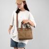 Multi-pocket Casual Canvas Bag with Large Capacity, Korean Style, Light Luxury, Versatile Messenger Bag, Commuting Shoulder Bag