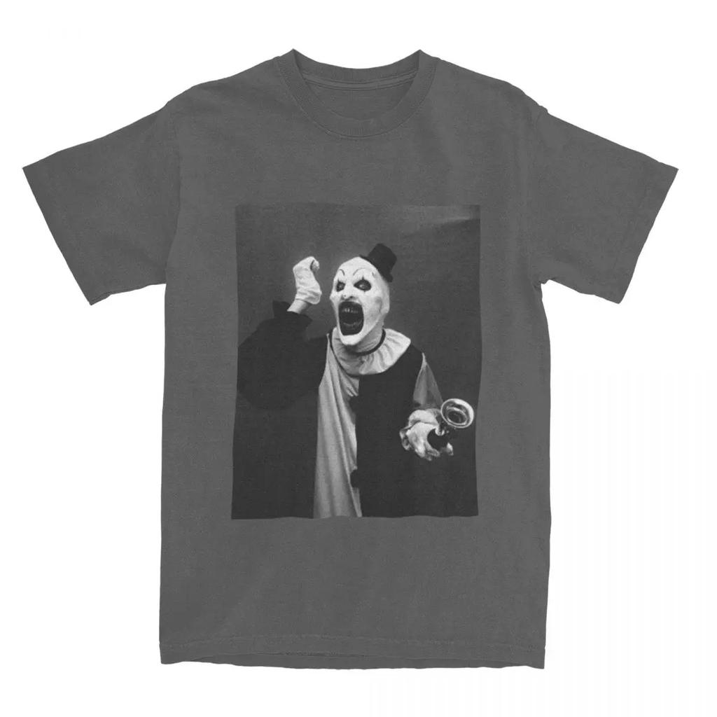 Terrifier Art Der Clown Horror T-Shirts Baumwolle Lustiges T-Shirt Rundhals T-Shirt Kurzarm Kleidung Ankunft