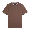 Mens Superfine Contrast Tipped Cotton Regular T-Shirt