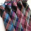3.15" Fashion Striped PaisleyTies Mens Plaid Flower Necktie for Wedding