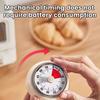 Yousheng Mechanical Kitchen Timer Metal Magnetic Countdown Timer 60-Minute Cooking Timer No Batteries Required Easy Storage Refrigerator Magnet