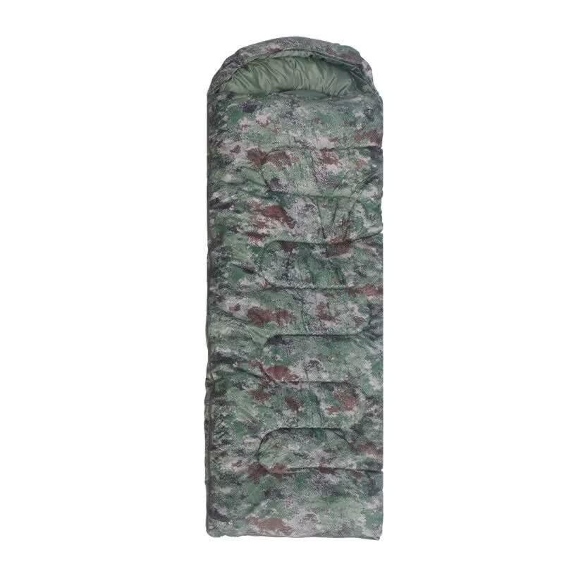 Ronglv Adult Outdoor Camping Camouflage Envelope Sleeping Bag