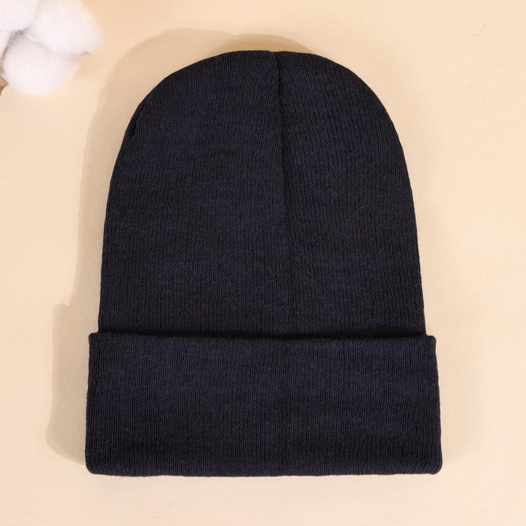 Light Board Knitted Hat Women'S Autumn And Winter Outdoor Thickened Wool Stacking Hat Men'S Ski Windshield Cold Hat Ear Protection Hat
