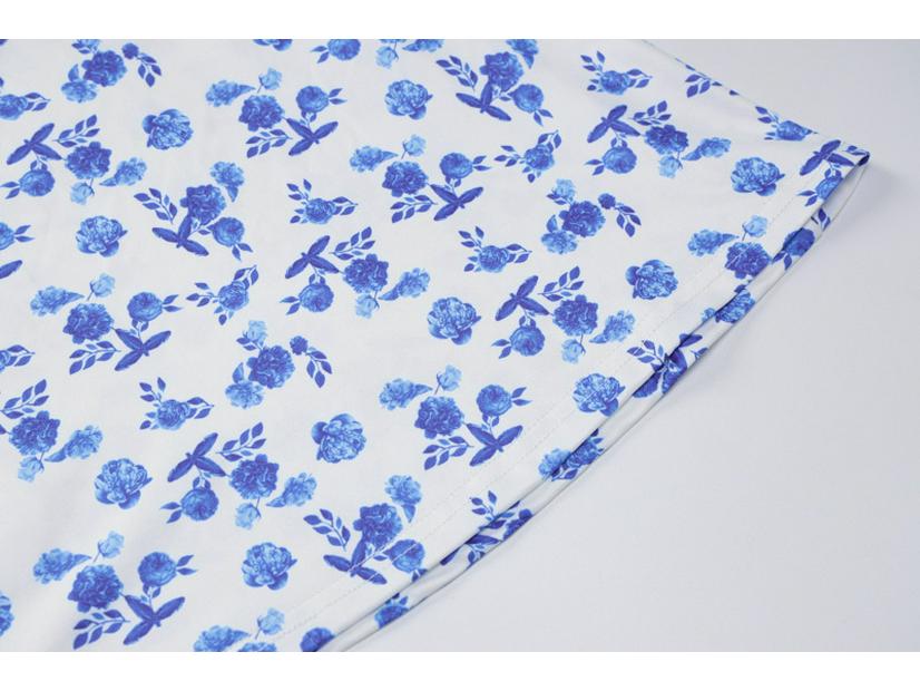 Letní květinové špagetové šaty pro ženy