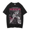Anime Berserk Tshirt Summer Men Women High Quality Short Sleeve T Shirt Print T-shirt Tops  Trend Fans Clothes
