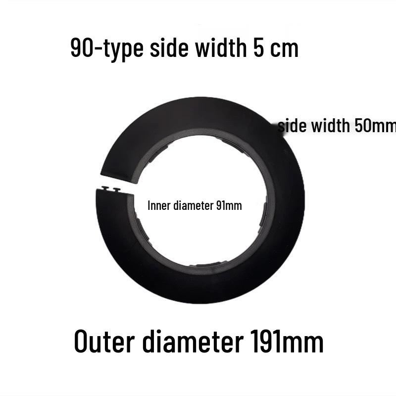 Decorative Pipe Cover Ring for Air Conditioning and Heating Valves